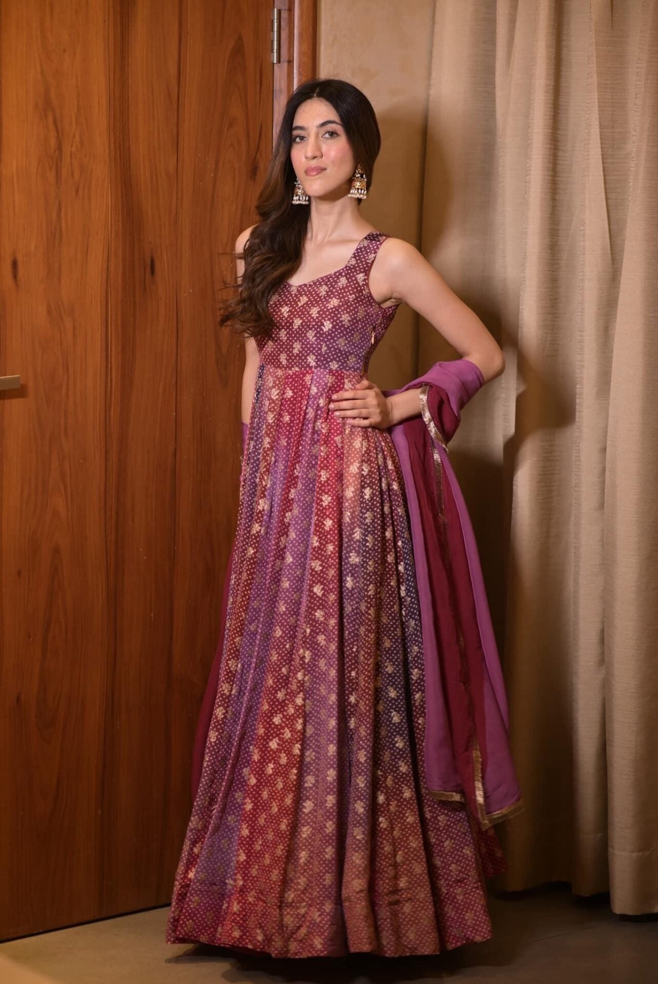 Zoya silk heavy maxi set