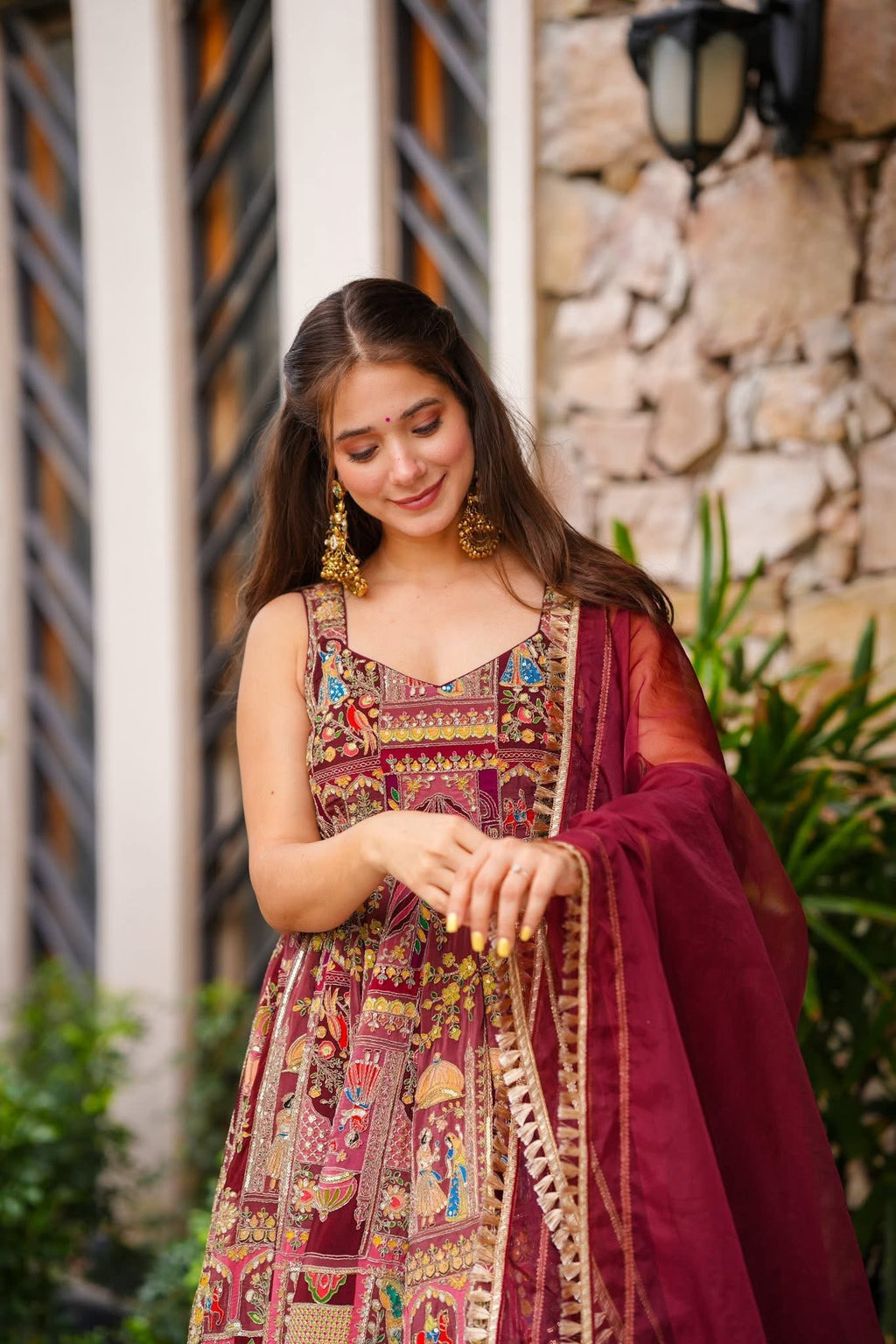 Jharokha Heavy Maxi Set