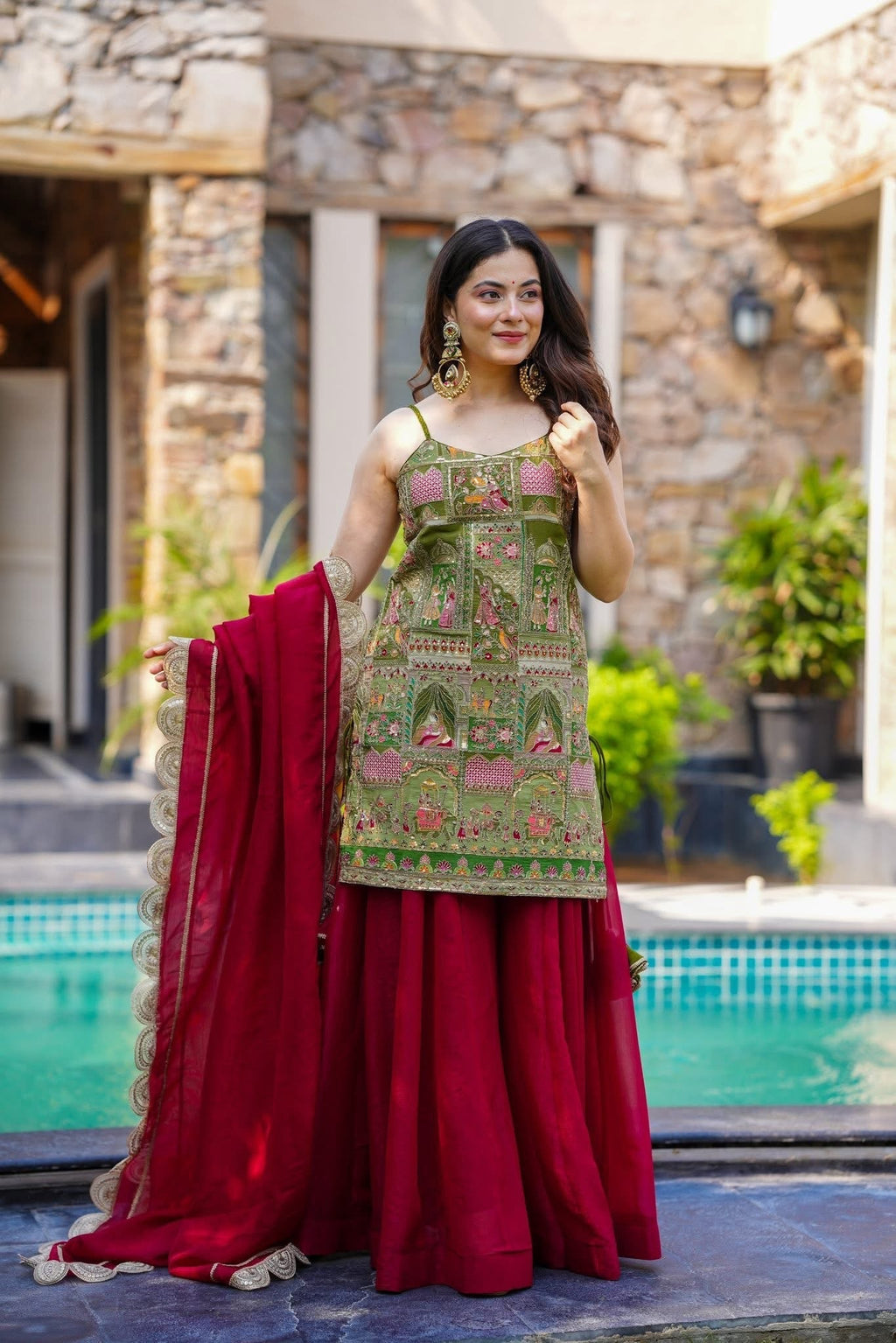 Pankhuri Embroidered Kurta Set