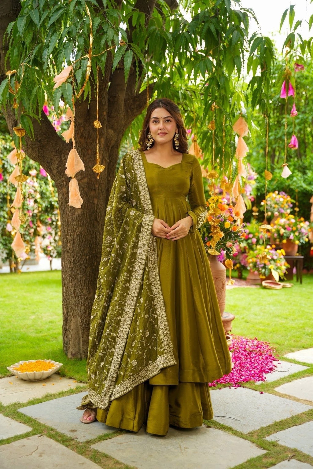 Gleam Green Suit Set
