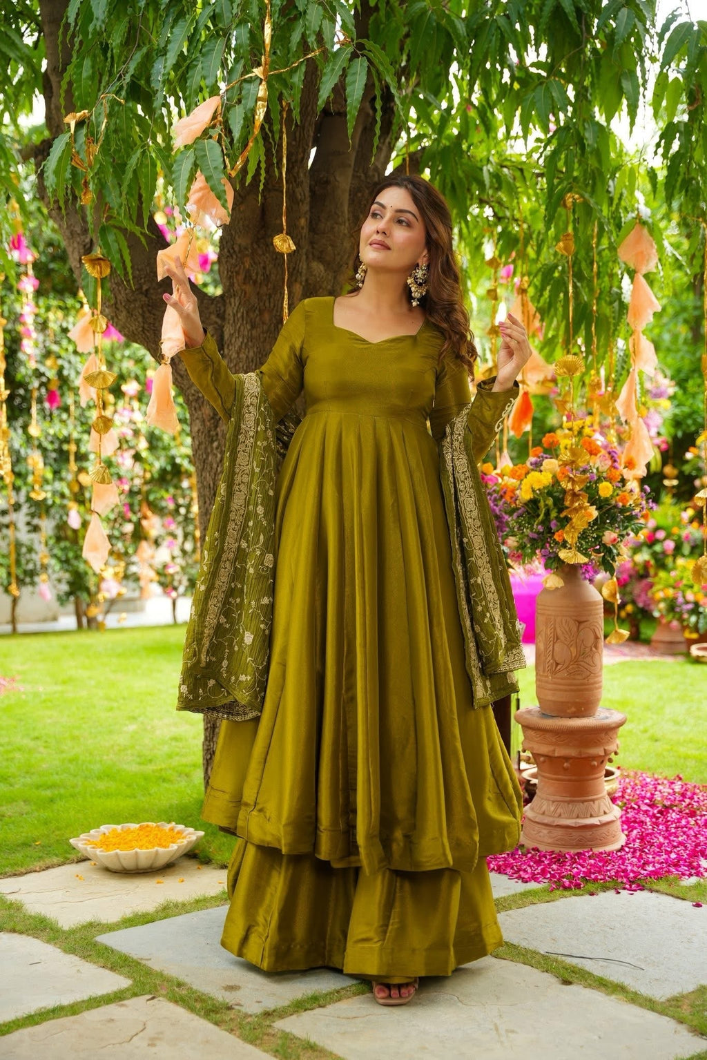 Gleam Green Suit Set
