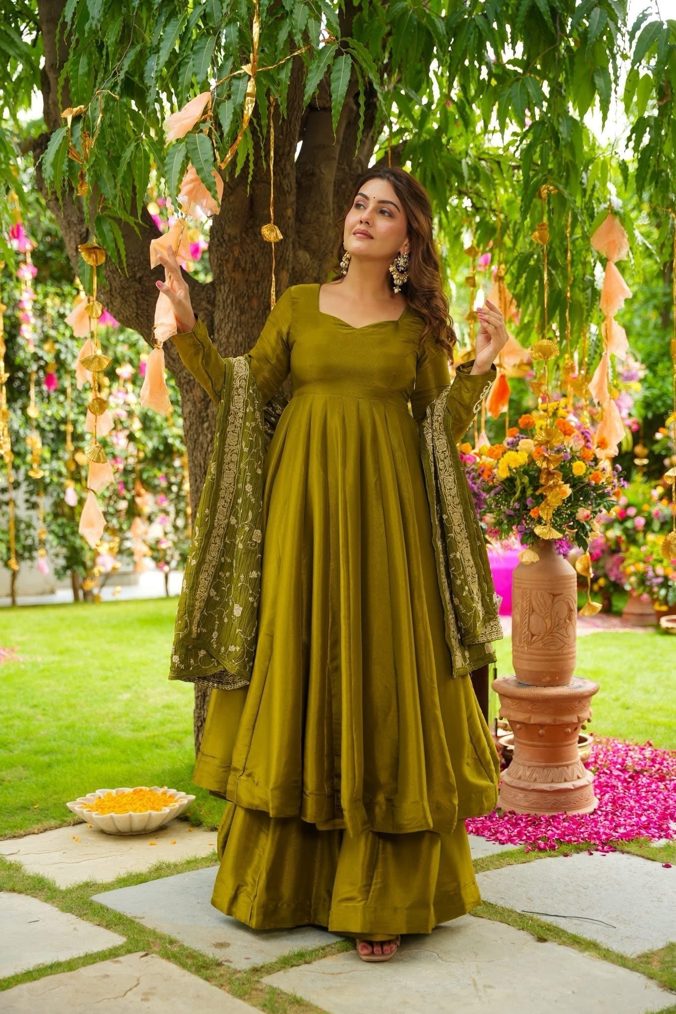 Gleam Green Suit Set