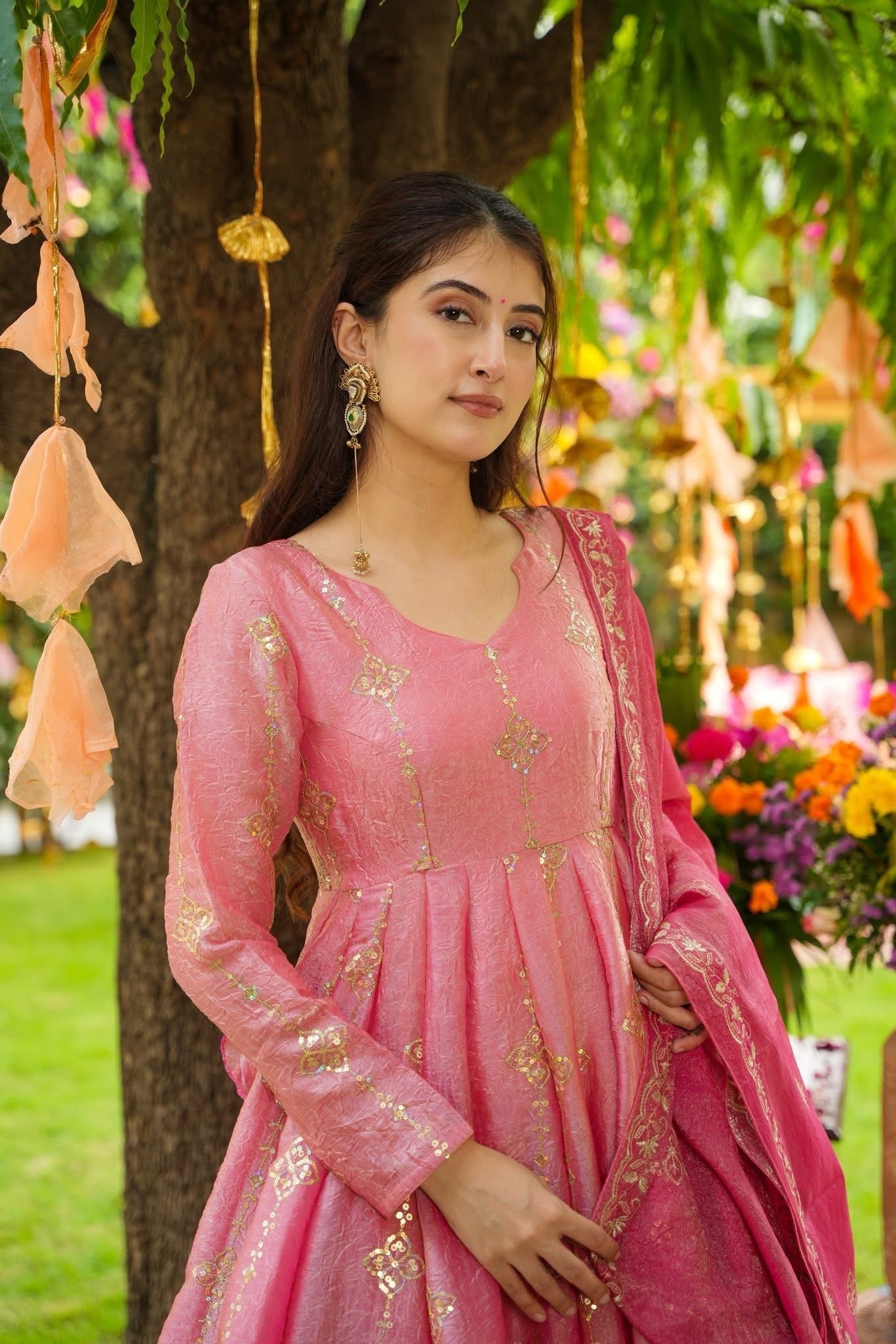 Regal Flamingo Suit Set