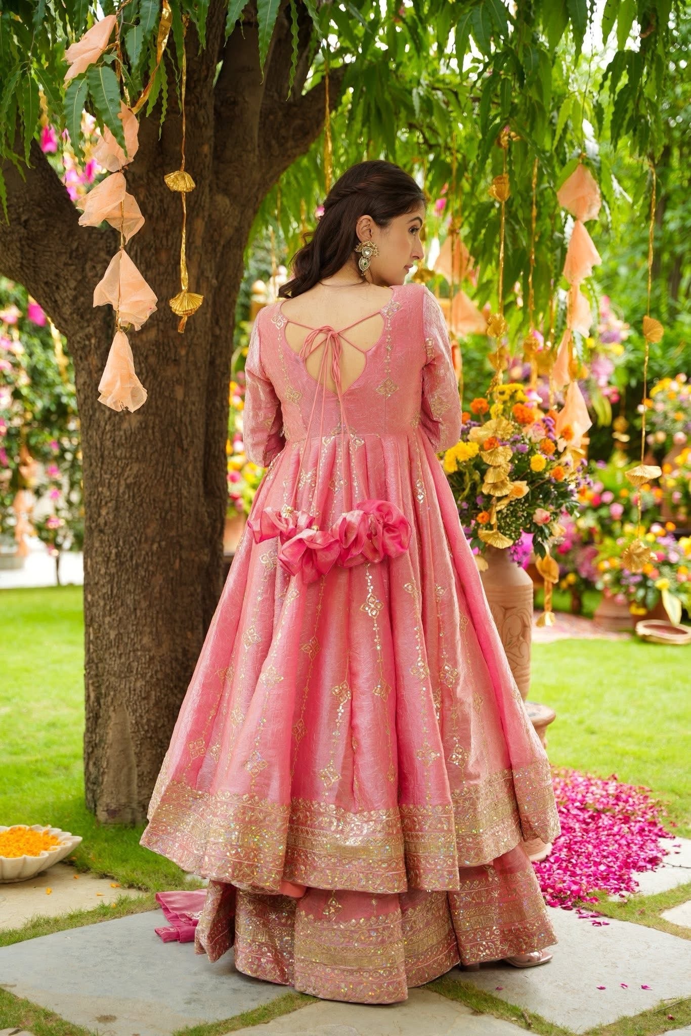 Regal Flamingo Suit Set