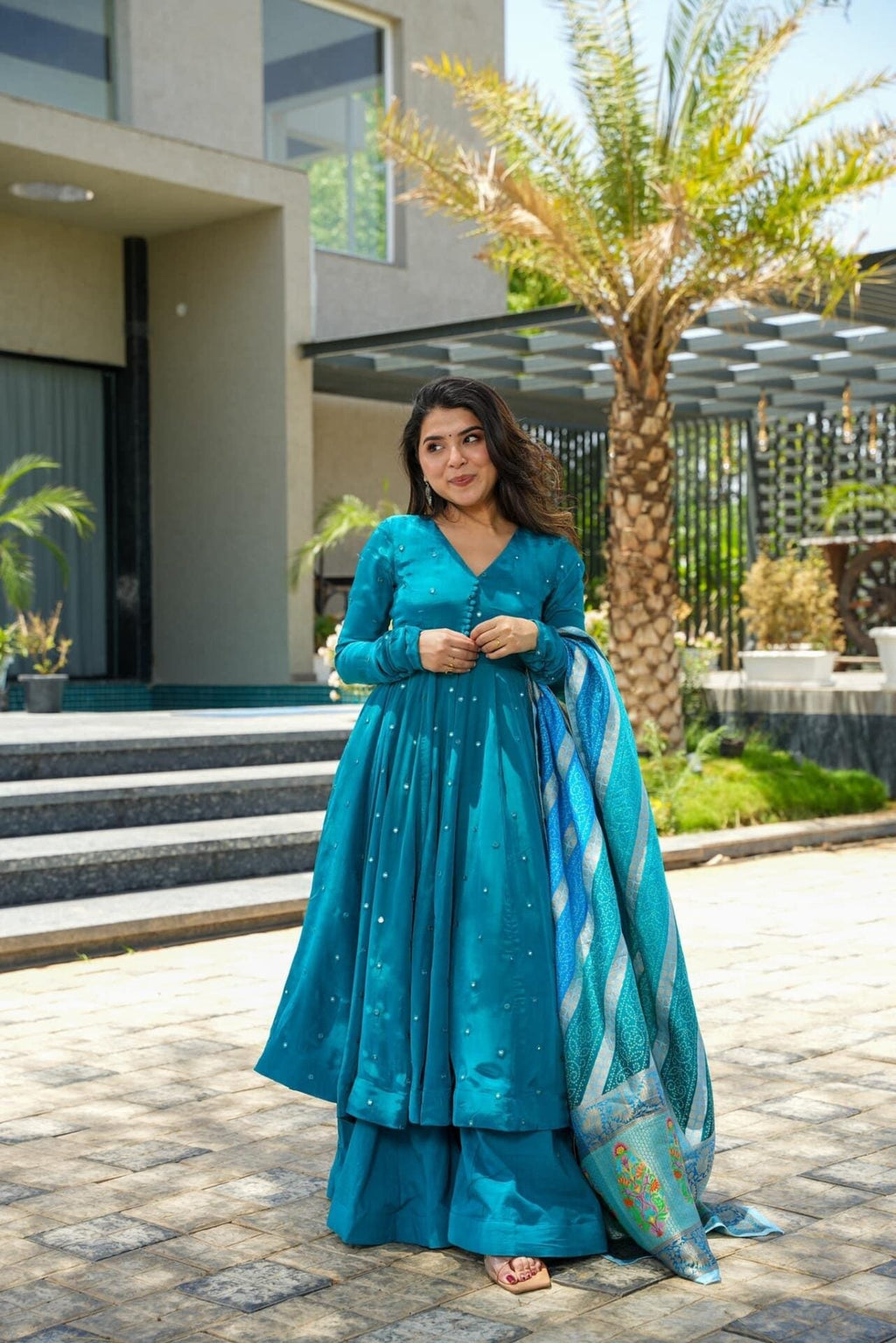 Arra blue suit set