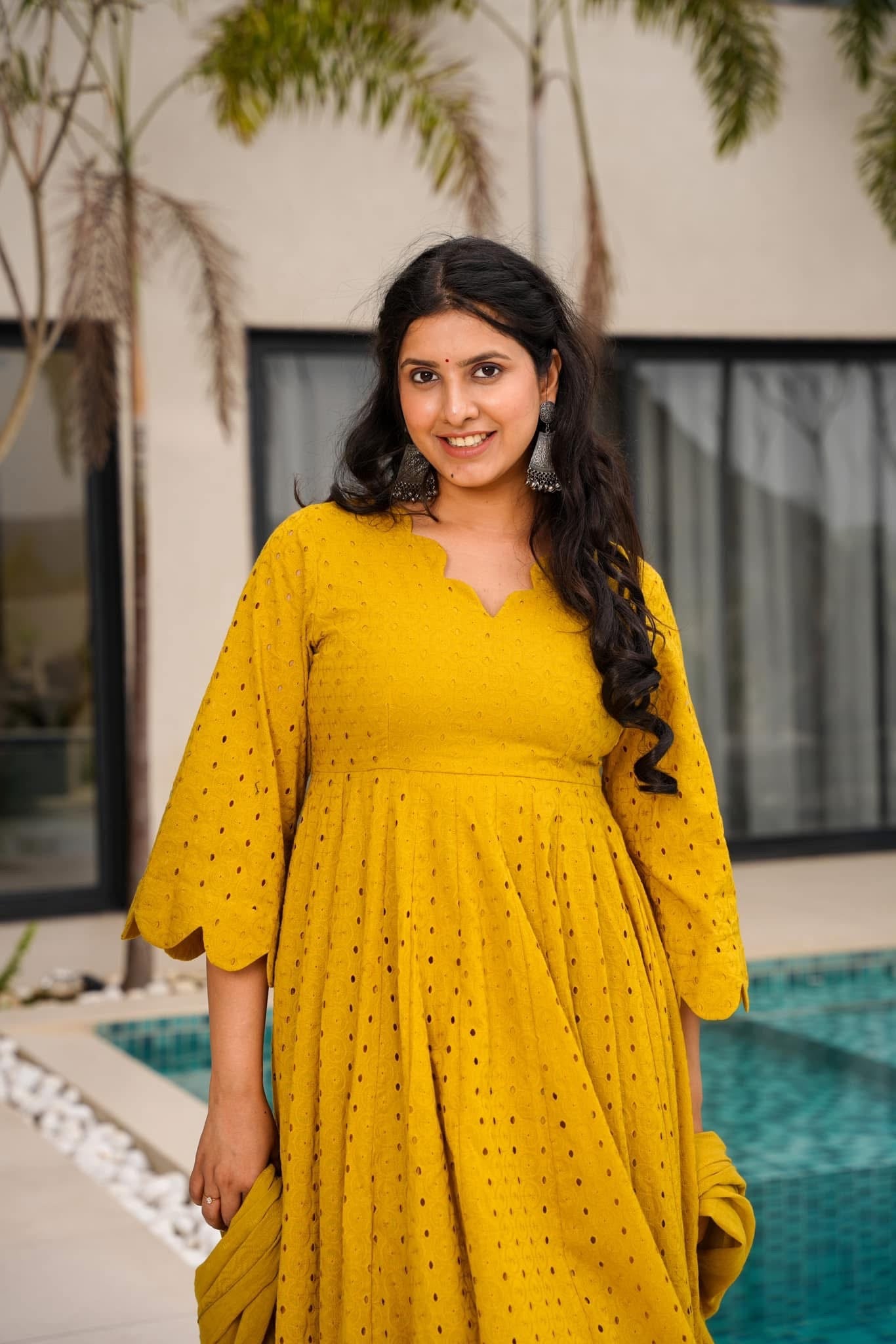 Honey Drizzle Mustard Suit Set