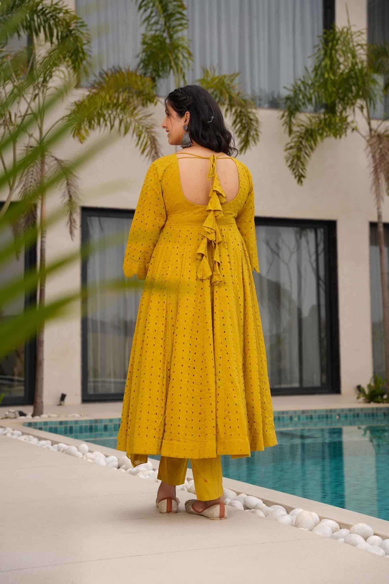 Honey Drizzle Mustard Suit Set