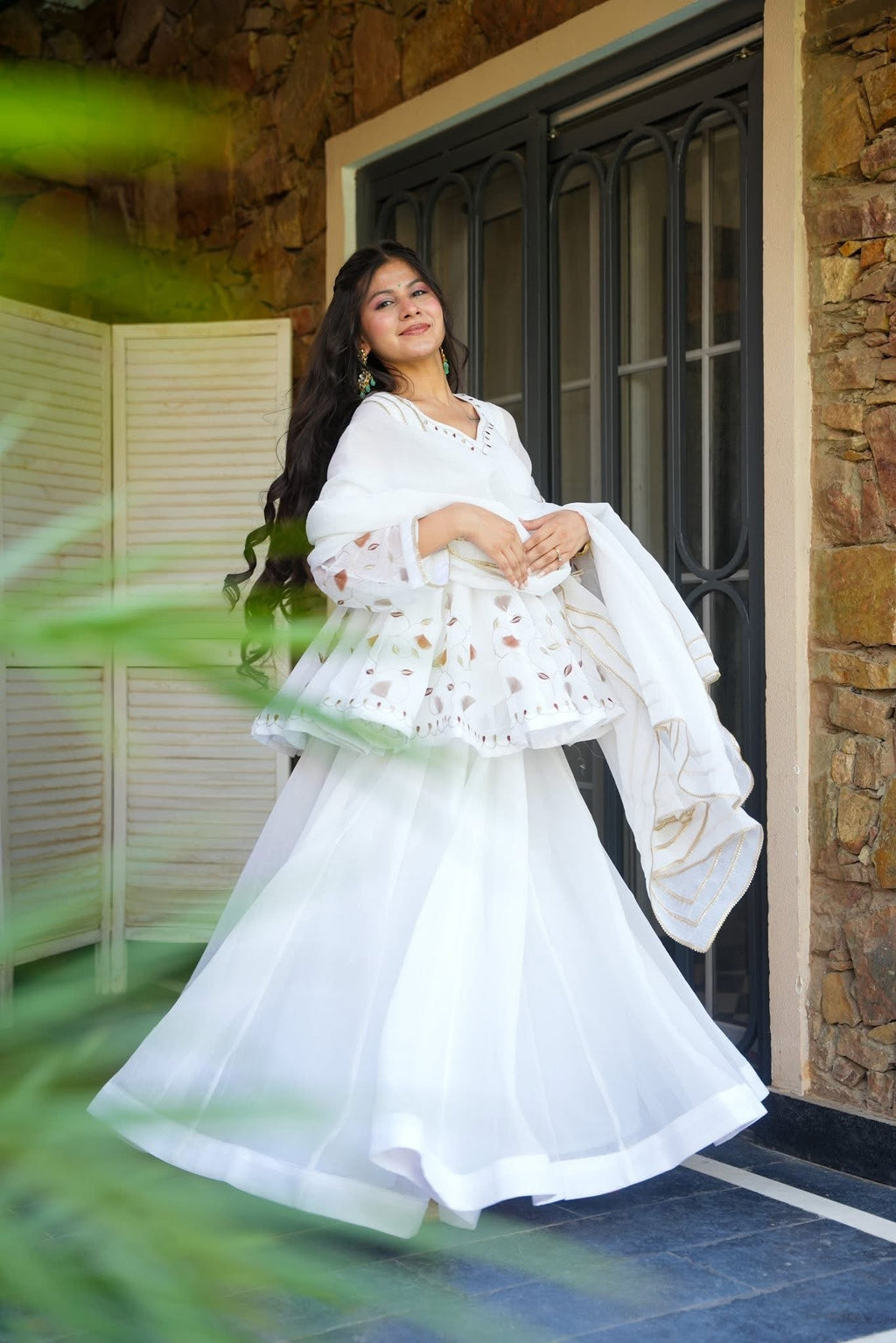 Sneh White Kurta Set